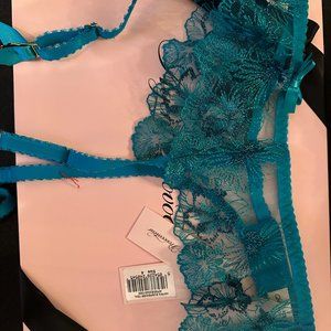 Agent Provocateur Astria Suspender in Teal